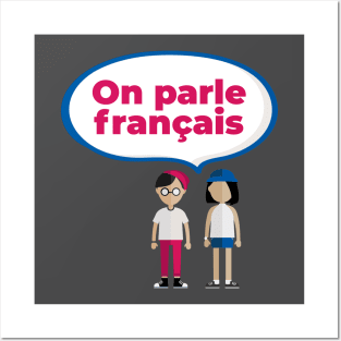 On parle français Posters and Art